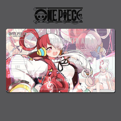 Uta O-P Table Playmat OPCG TCG CCG Gaming Pad Trading Card Game Mat Mousepad