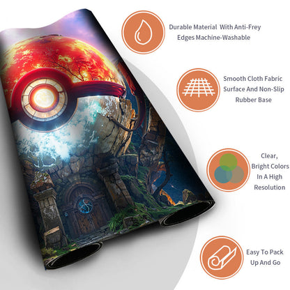 New Pokemon Playmat Stitched Edge with | Pokemon TCG Playmat Stitched Edge | 1351987