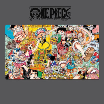Collage of One Piece characters with the One Piece logo at the top.