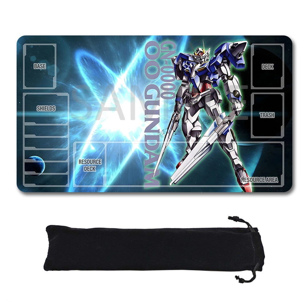 Gundam Playmat Suitable for GCG , includes Storage Bag, 24 x 14 inches (226530)