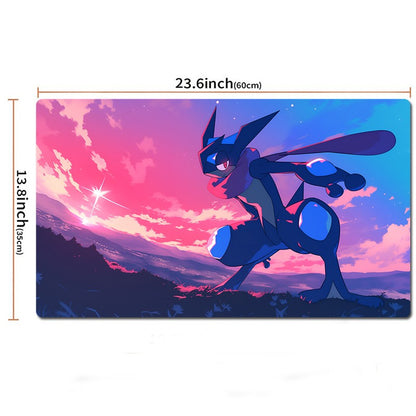 Greninja Board Game Pokemon Playmat Games Card Play Mat TCG CCG Pad Mousepad