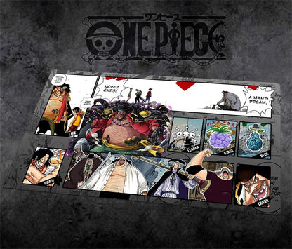 One Piece Playmat Marshall D. Teach Blackbeard OPCG TCG CCG Pad Card Game DeskMat Mousepad