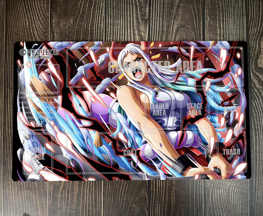 One Piece OPCG TCG CCG Playing Pad Yamato Playmat Trading Card Game Mat Mousepad Mousepad Deskmat