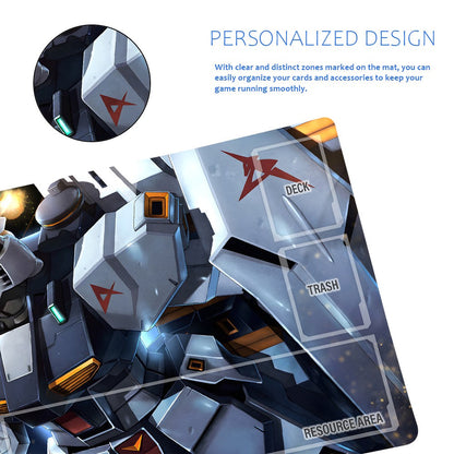 Gundam Playmat Suitable for GCG , includes Storage Bag, 24 x 14 inches (946015)