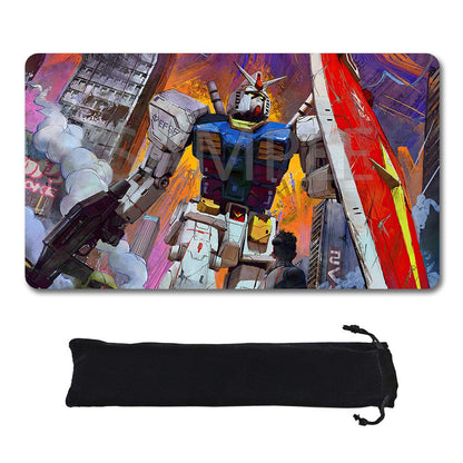 Gundam Playmat Suitable for GCG , includes Storage Bag, 24 x 14 inches (1196785)
