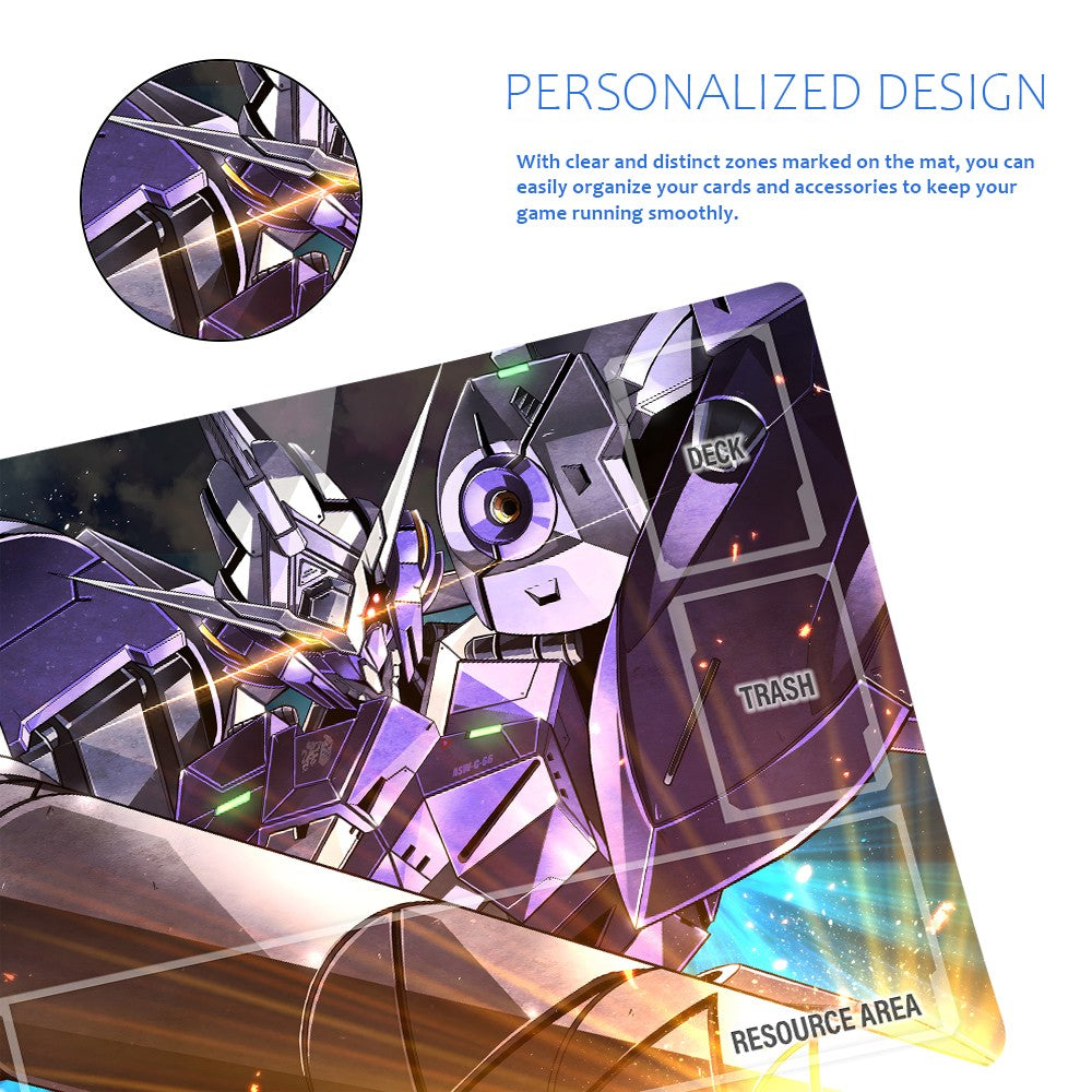 Gundam Playmat Suitable for GCG , includes Storage Bag, 24 x 14 inches (1139596)