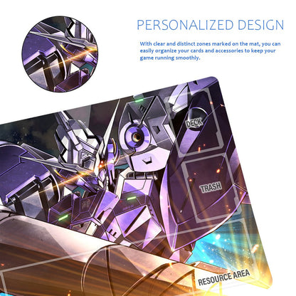 Gundam Playmat Suitable for GCG , includes Storage Bag, 24 x 14 inches (1139596)