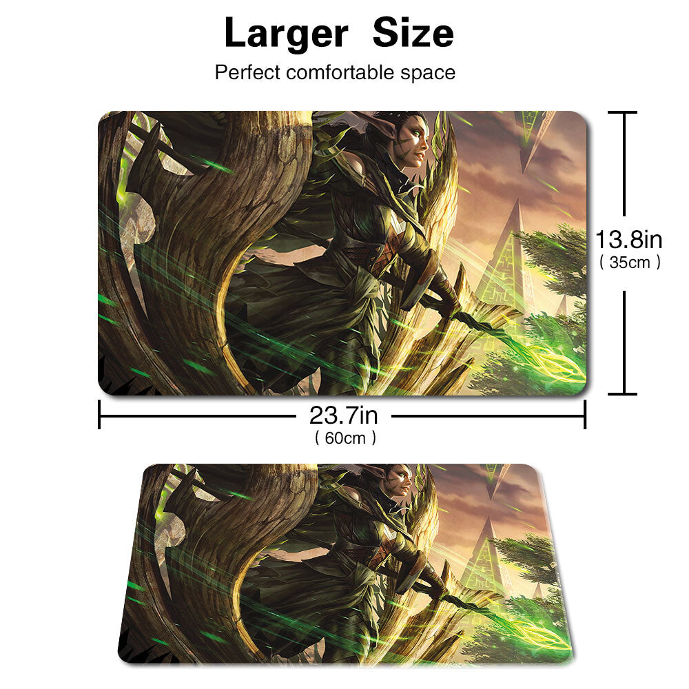 Nissa Voice of Zendikar - Board Game MTG Playmat Games Mousepad Play Mat of TCG