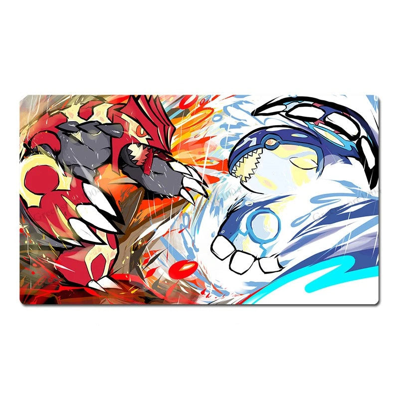 Primal Groudon Kyogre Board Game Pokemon Table Playmat TCG CCG Mat Pad Mousepad