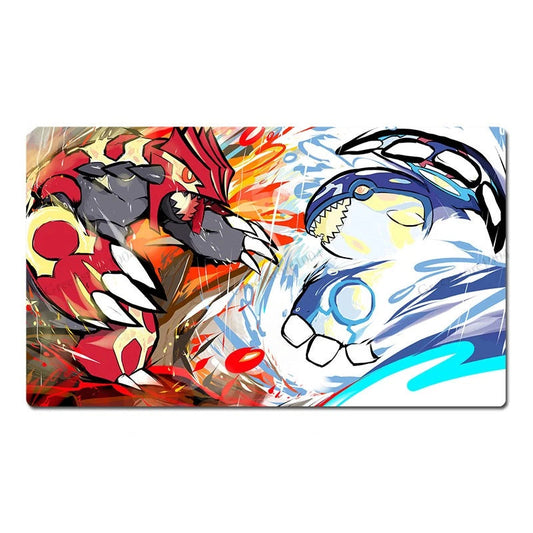 Primal Groudon Kyogre Board Game Pokemon Table Playmat TCG CCG Mat Pad Mousepad