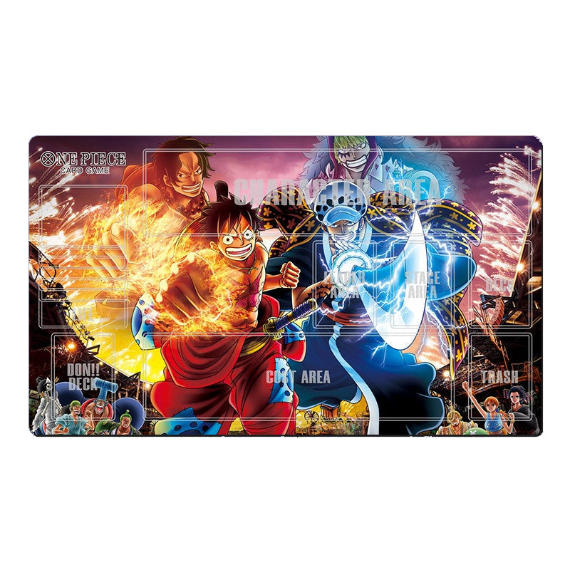Luffy & Law One Piece Table Playmat OPCG TCG CCG Pad Trading Card Game Mat Mousepad