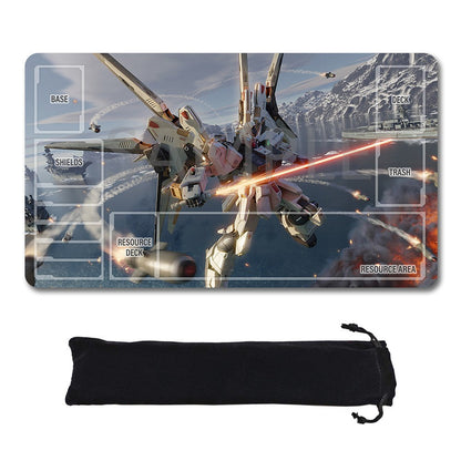Gundam Playmat Suitable for GCG , includes Storage Bag, 24 x 14 inches (1287239)