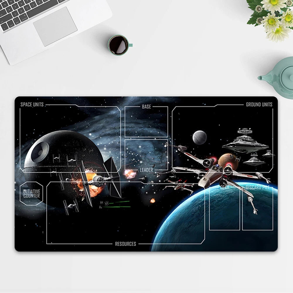 Playmat Death Star, TCG Starwars : Unlimited Trading Card Game Play Mat Free Bag