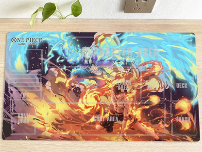 Marco Ace One Piece Table Playmat OPCG TCG CCG Play Pad Trading Card Game Deskmat Mousepad