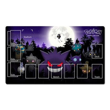 Gengar Board Card Game Pokemon Playmat TCG CCG PTCG Trading Deskmat Mousepad