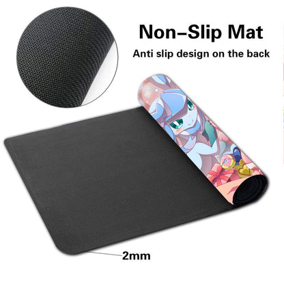 Sylveon Glaceon Board Game Pokemon Table Playmat TCG CCG Mat Play Pad Mousepad