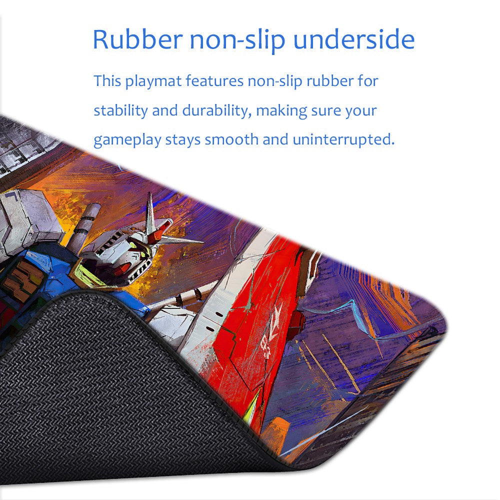 Gundam Playmat Suitable for GCG  , includes Storage Bag, 24 x 14 inches 1196785