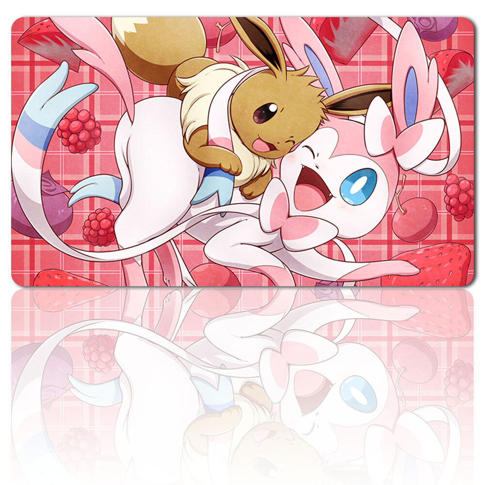 543302 - Board Game Pokemon  Eevee Playmat Games Mousepad Play Mat of TCG