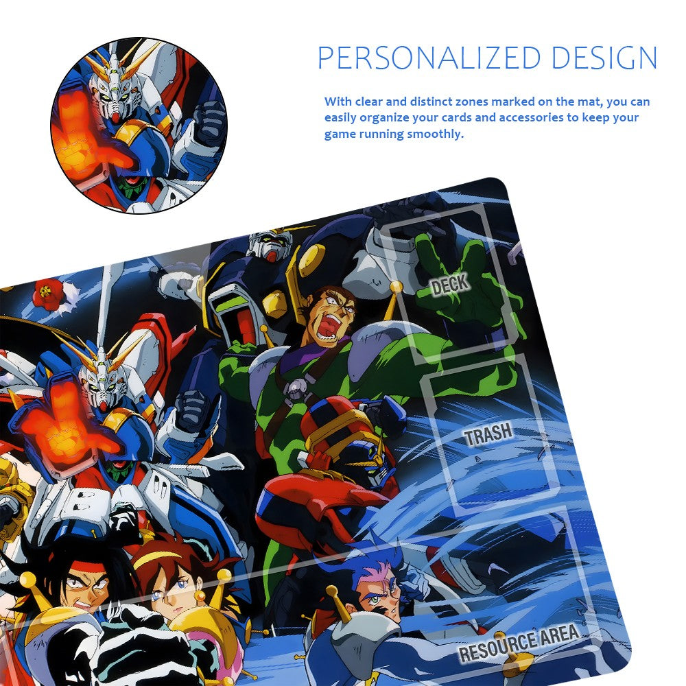 Gundam Playmat Suitable for GCG , includes Storage Bag, 24 x 14 inches (73300)