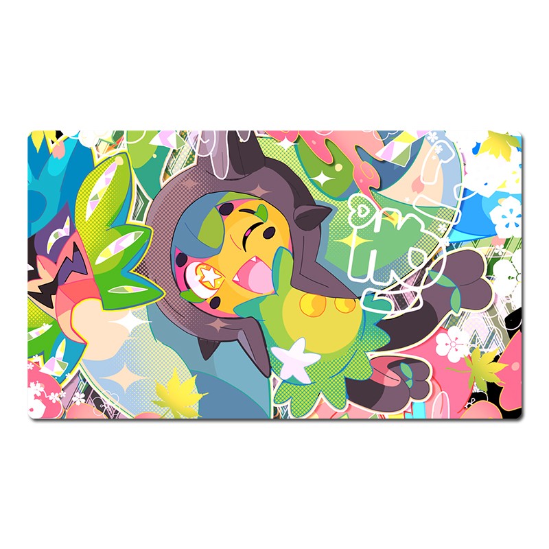Ogerpon Board Game Pokemon Table Playmat Card Play Mat TCG CCG Pad Mousepad
