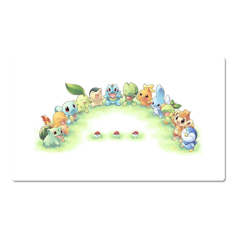 Bulbasaur Squirtle Board Game Pokemon Table Playmat Card Play Mat TCG CCG Pad