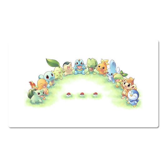 Bulbasaur Squirtle Board Game Pokemon Table Playmat Card Play Mat TCG CCG Pad