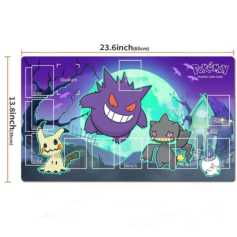 Ghastly Playmat Haunter Board Game Pokemon Card Game PTCG TCG CCG Deskmat Mousepad