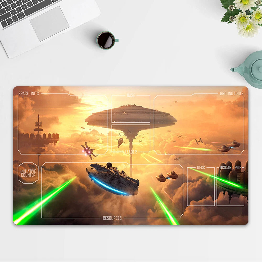 Playmat Battlefront TCG Starwars : Unlimited Trading Card Game Play Mat Free Bag
