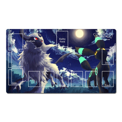 Pokemon Table Playmat Absol Umbreon TCG CCG Pad Trading Card Game Mat Mousepad
