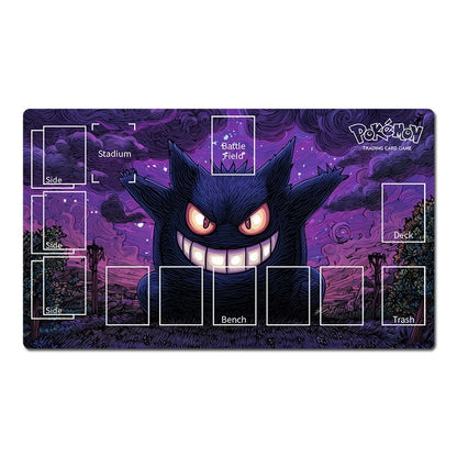 Gengar Board Games Pokemon Table Playmat Trading Card Game Deskmat TCG CCG Mousepad