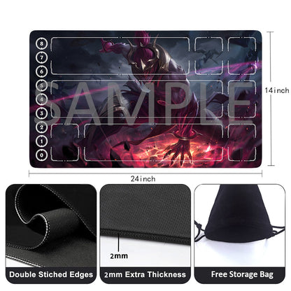 Yasuo - League Of Legends Riftbound Playmat 24x14 in + Free Storage Bag