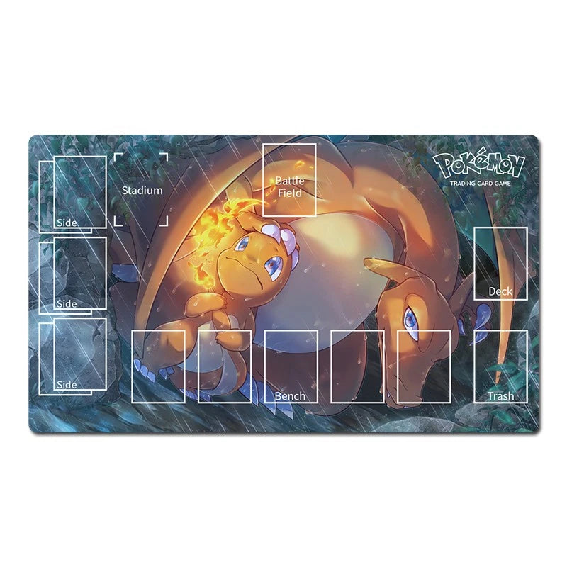 Charizard Board Game Pokemon Table Playmat PTCG TCG CCG Card Game Deskmat Mousepad