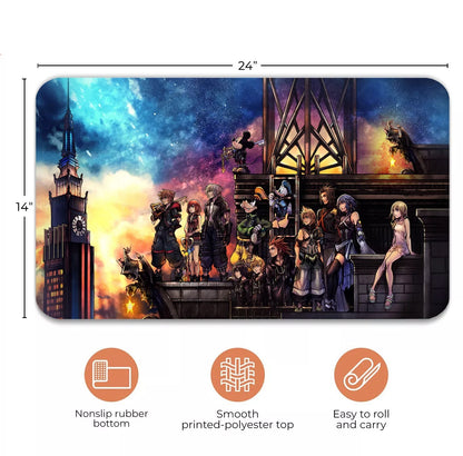 Kingdom Hearts Three Limited Mat Playmat Card MTG Yugioh Pokemon TCG card game