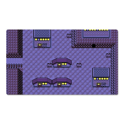 Lavender Town Board Game Pokemon Playmat Card Play Mat TCG CCG Pad Mousepad