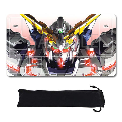 Gundam Playmat Suitable for GCG , includes Storage Bag, 24 x 14 inches (226547)