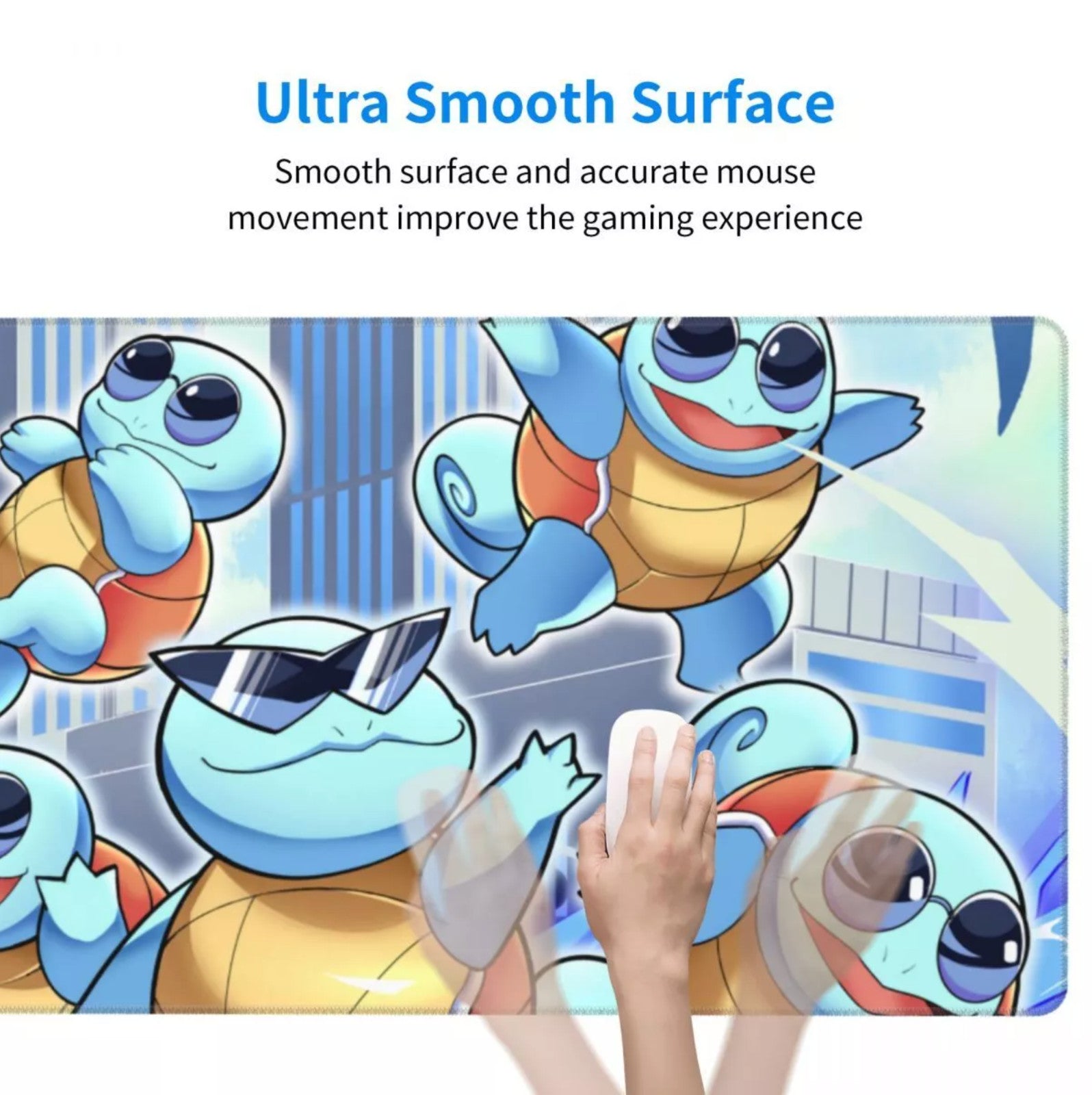 Squirtle - Board Card Game Pokemon Playmat Game Mousepad Play Mat of TCG 225772