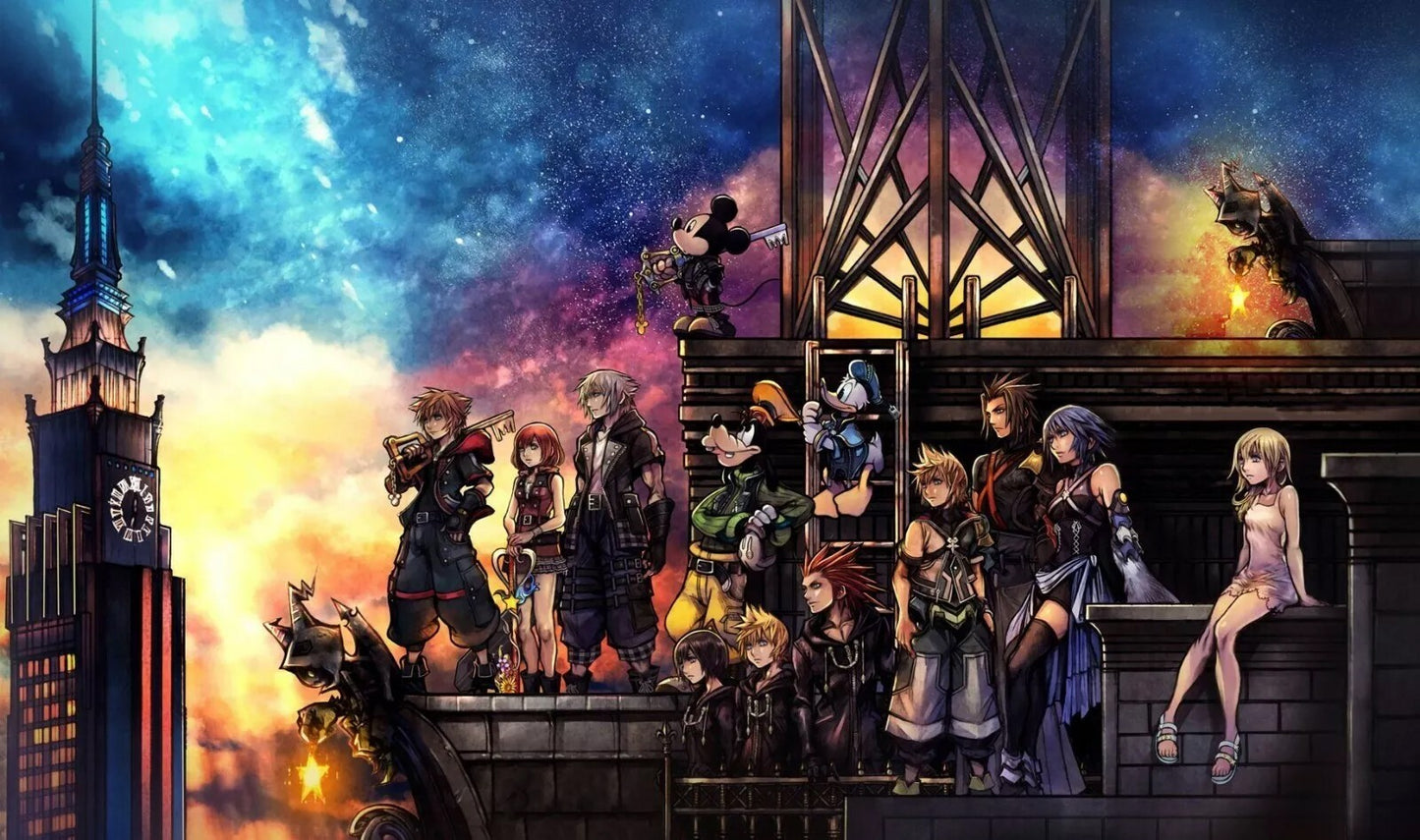 Kingdom Hearts Three Limited Mat Playmat Card MTG Yugioh Pokemon TCG card game