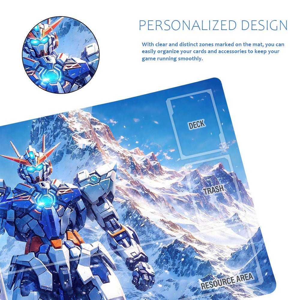 Gundam Playmat Suitable for GCG , includes Storage Bag, 24 x 14 inches (1395513)