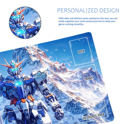 Gundam Playmat Suitable for GCG , includes Storage Bag, 24 x 14 inches (1395513)