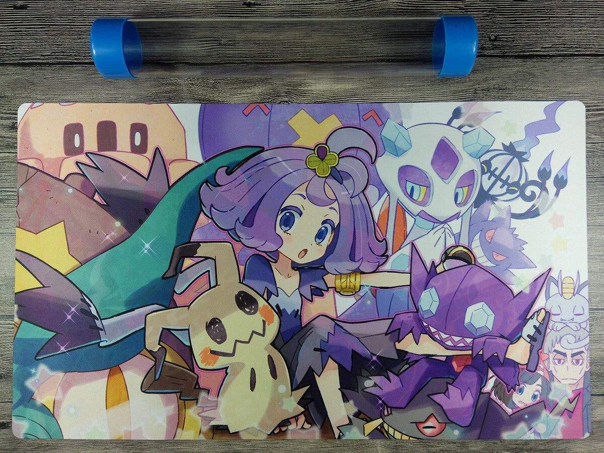 Ygomat Acerola Trading Card Game Playmat PTCG CCG Duel Mat Free High QualityTube