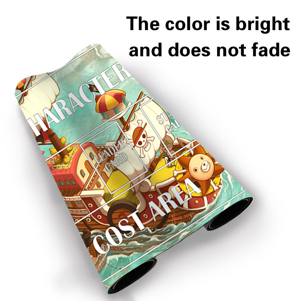 1330380 - Board Game One Piece Playmat with Zone Games Mousepad Play Mat of TCG