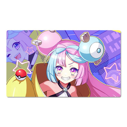 Iono Board Game Pokemon Table Playmat PTCG TCG CCG Pad Trading Card Games Mat