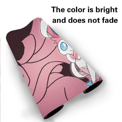 Sylveon Board Game Pokemon Table Playmat PTCG TCG CCG Pad Trading Card Games Mat