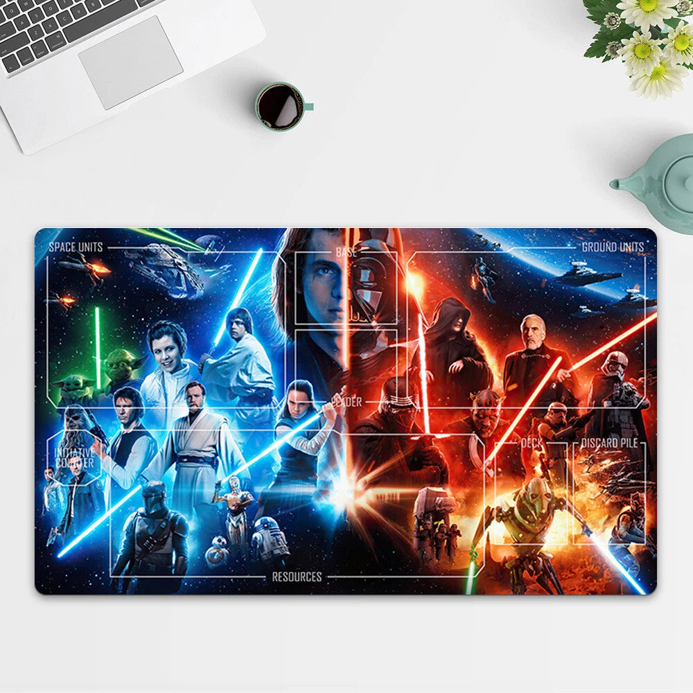 Playmat SW Family TCG Starwars : Unlimited Trading Card Game Play Mat Free Bag