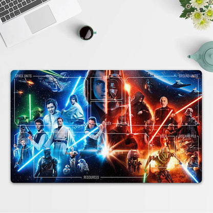 Playmat SW Family TCG Starwars : Unlimited Trading Card Game Play Mat Free Bag
