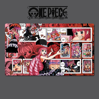 Placemat with anime character design featuring 'One Piece' branding