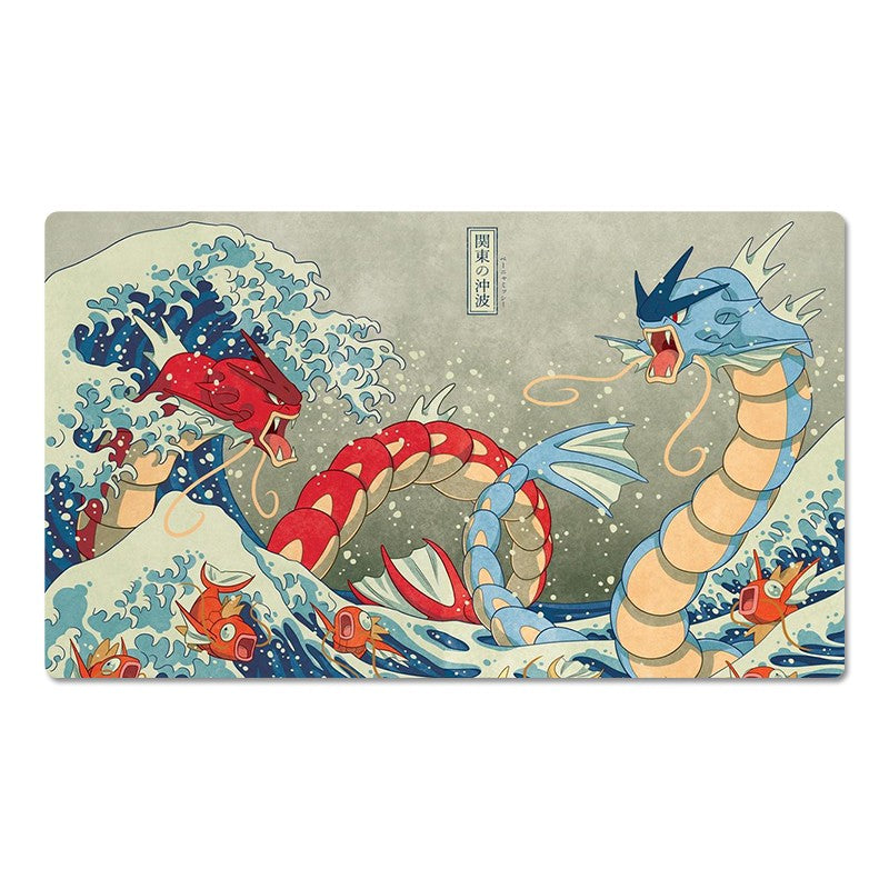 The Great Wave off Kanto Board Game Pokemon Table Playmat Play Mat TCG CCG Pad