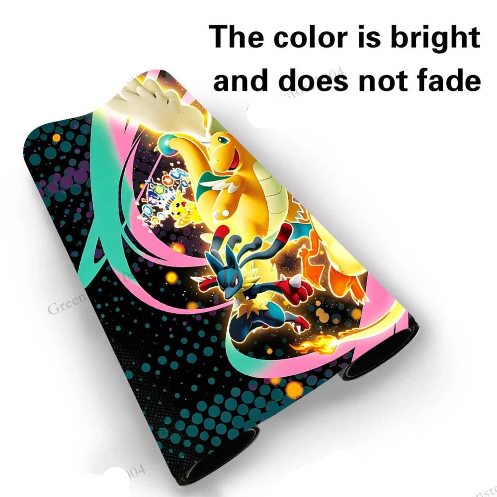Mega Evolution Board Game Pokemon Table Playmat TCG CCG Mat Play Pad Mousepad