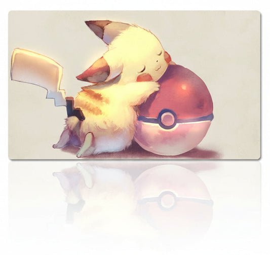 Pikachu Board Game Pokemon Playmat PTCG TCG CCG Mouse Pad Card Games Play Mat