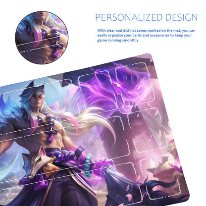 Sett - League Of Legends Riftbound Playmat 24x14 in + Free Storage Bag